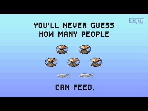 Nearly 20,000 people fed with just 5 🥖 and 2 🐟 - Less Is More 